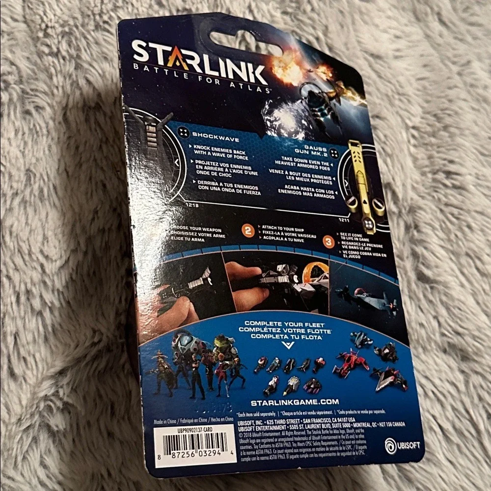 Starlink Battle for Atlas Weapons Pack Shockwave Gauss Gun Mk.2 Ubisoft New